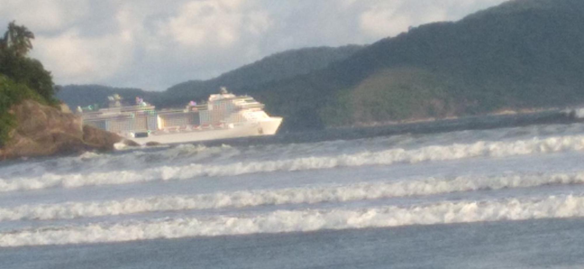 Excelente Localizacao O Mar Na Sua Frente Confira Lägenhet São Vicente Exteriör bild